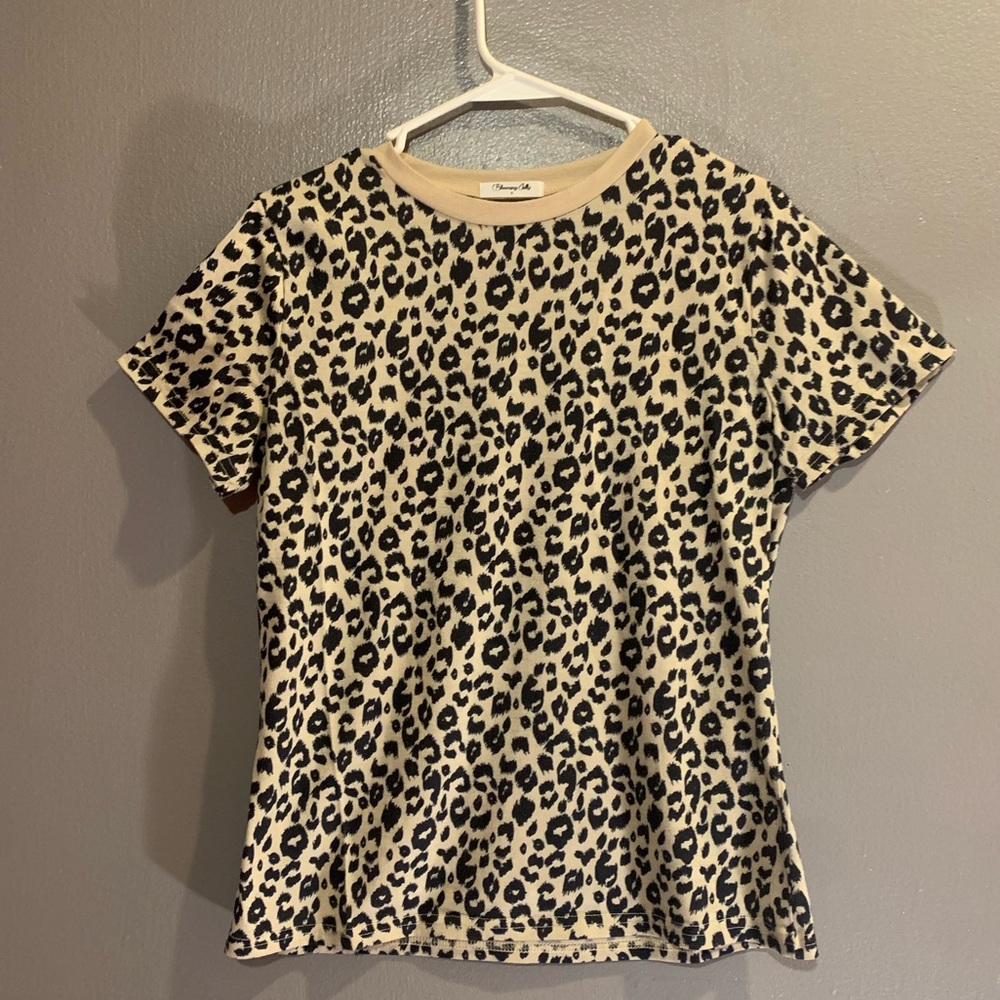 Bloom jelly cheetah print shirt
